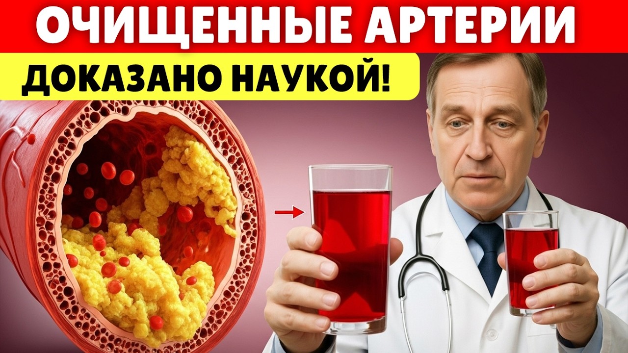 Этот напиток БЫСТРО ОЧИЩАЕТ артерии – Почему об этом молчат врачи?