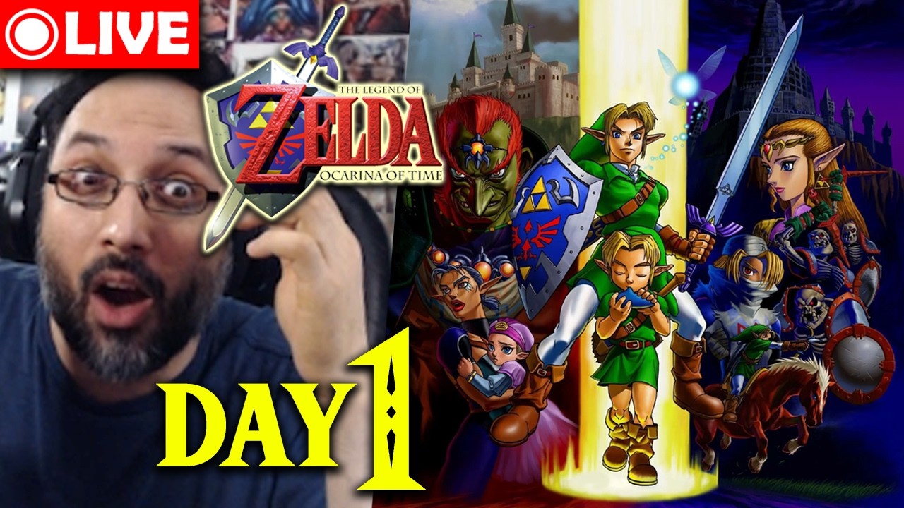 Legend of Zelda 40th Anniversary SOON! VB plays Ocarina of Time - Day 1 | Livestream 🔴