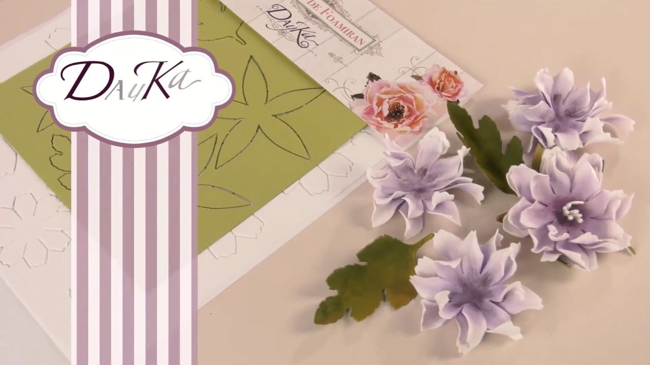Flores de Foamiran de DaykaTrade - Como hacer una Clavelina - ref: FOAM-03 - Dayka Trade