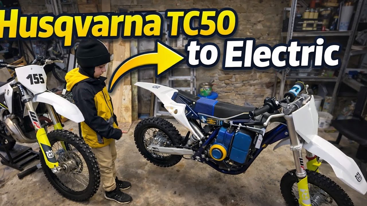 Husqvarna E5.5 - Ehitame elektri krossika - EP01