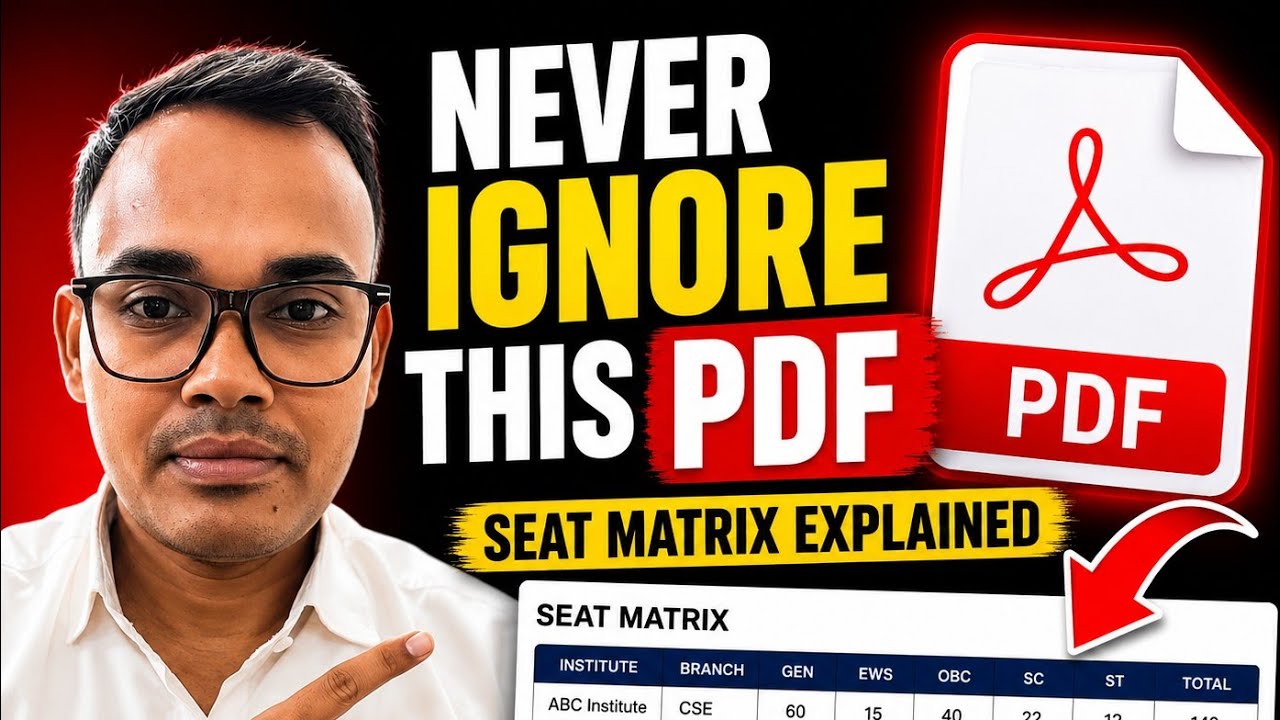 NEET Counselling Seat Matrix Explained | How to Read Seat Matrix | Don't Ignore This PDF