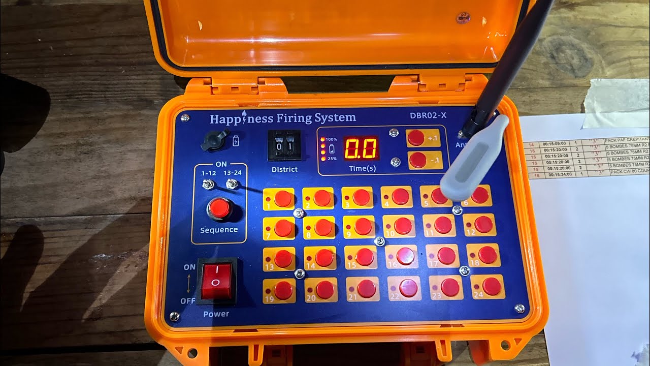 présentation de la DBR-02-X de chez hapiness firing system