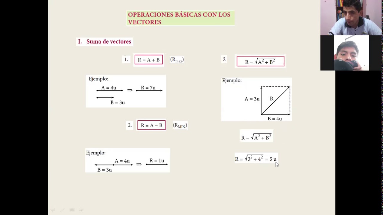 quinto física - ANÁLISIS VECTORIAL