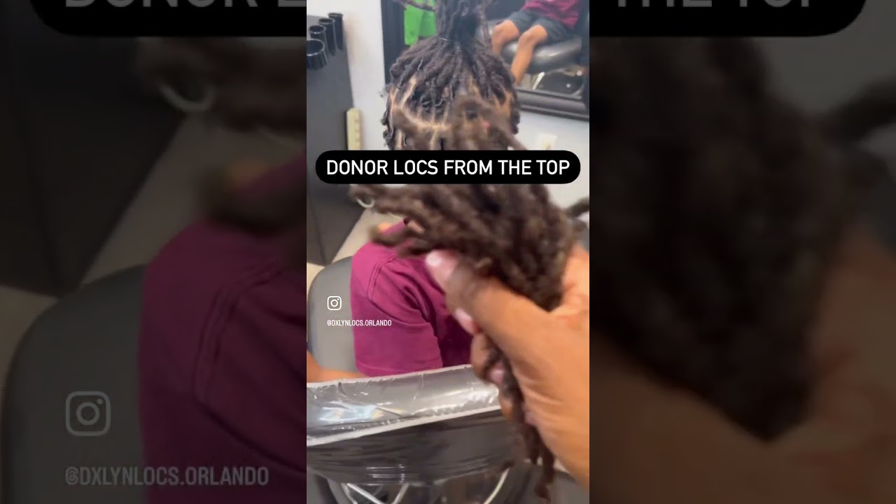 He wanted a full head of locs! And we gave it to him.