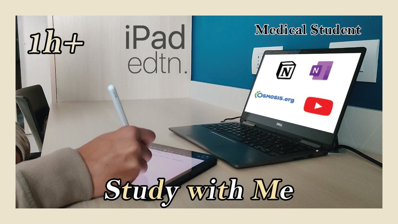 Study with Me | 1 hour Background Noise No Music | Medical Student | Ep.3