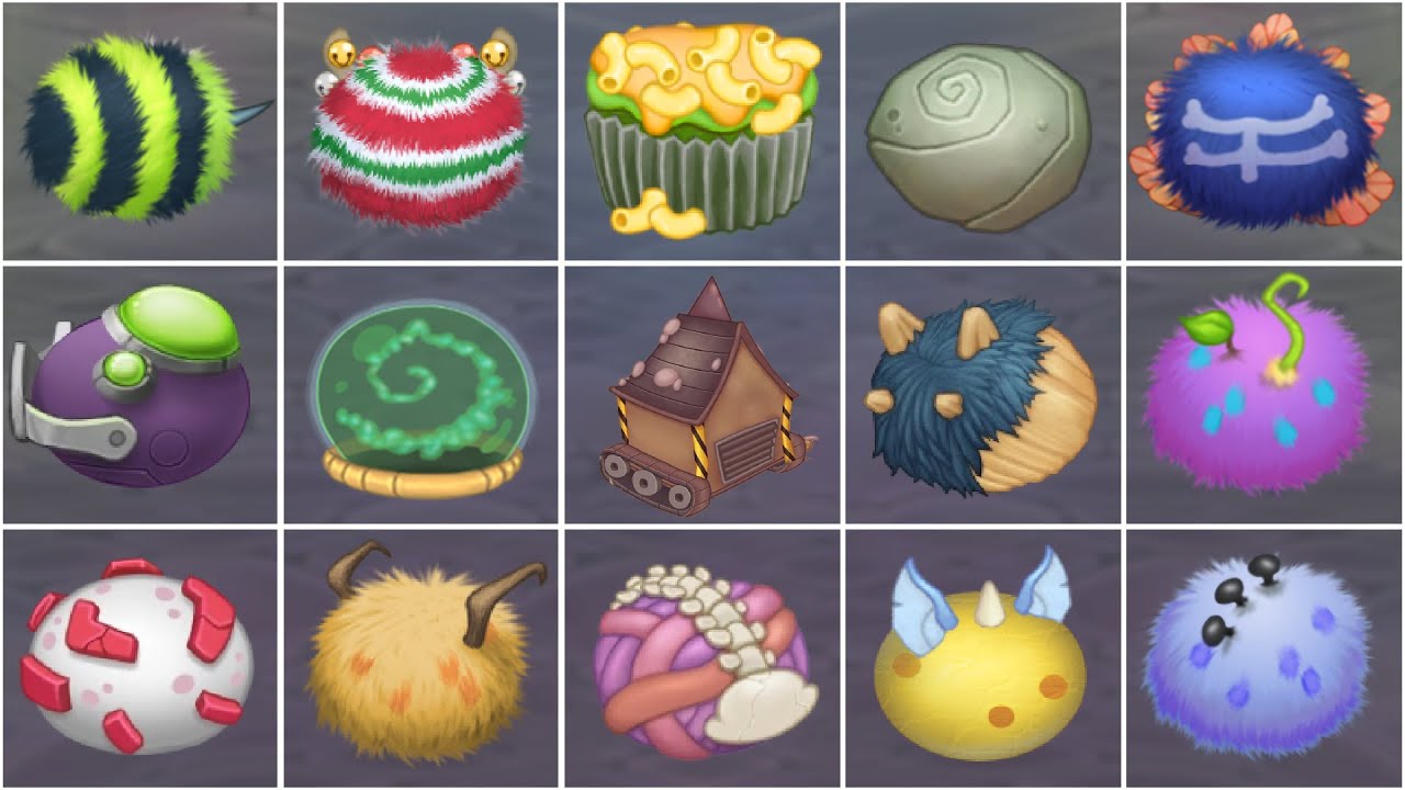 Guess The Monster by Eggs | My Singing Monsters | KONSTRUCTURE, NEBULOB, HUMBUG - PART 62