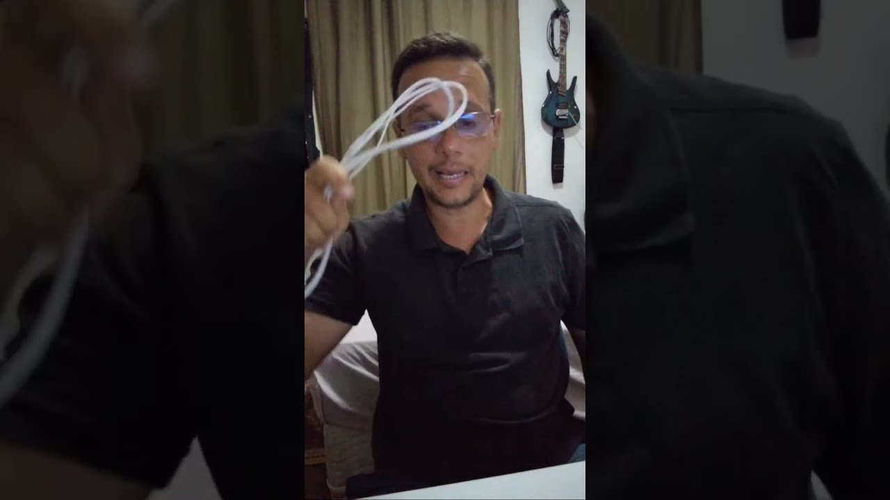 Como ligar cabo coaxial na c&acirc;mera 📷