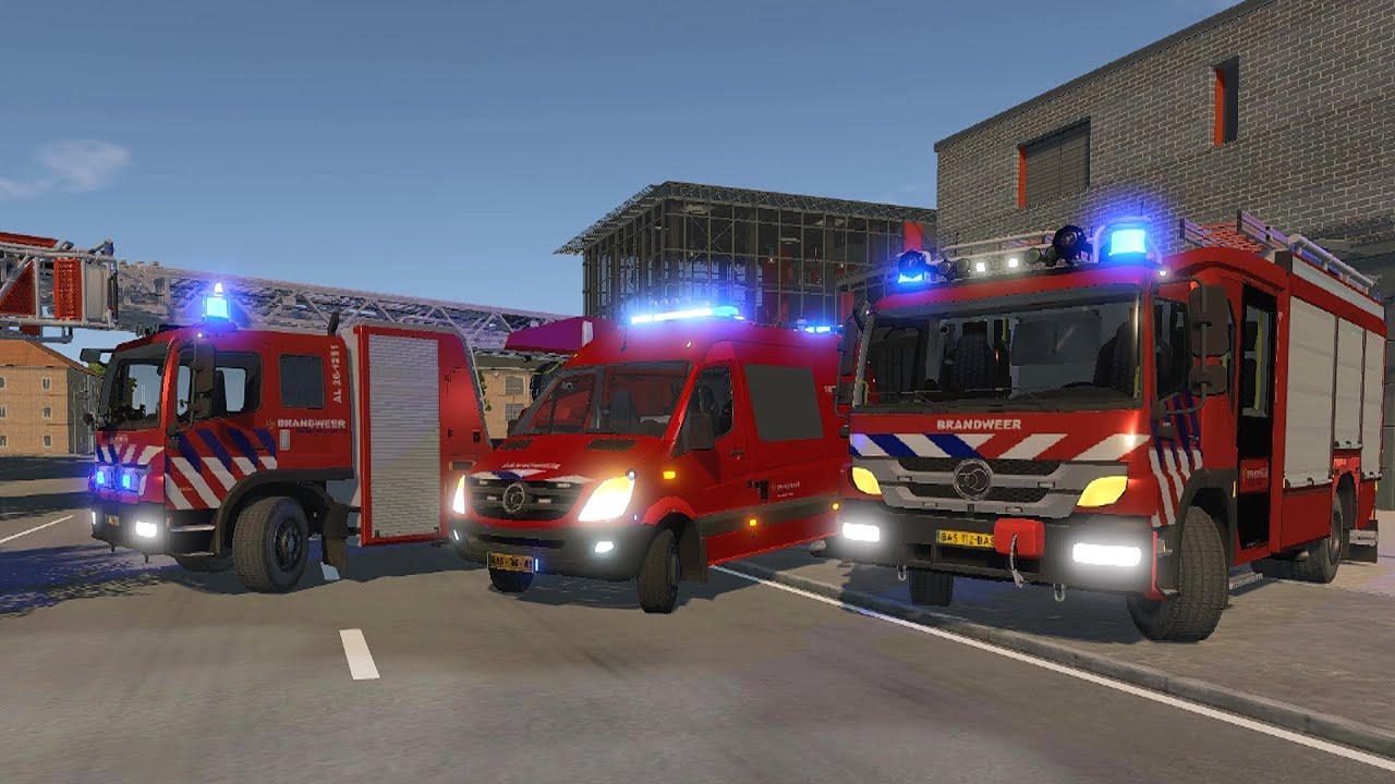 Emergency Call 112 - Netherlands Fire Service Responding! 4K
