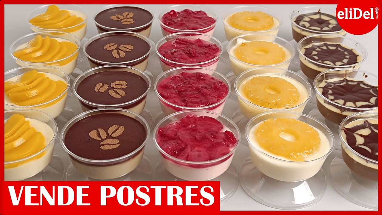 💥Si Tienes Leche Prepara 25 Postres para VENDER Fáciles y Económicos 🤑
