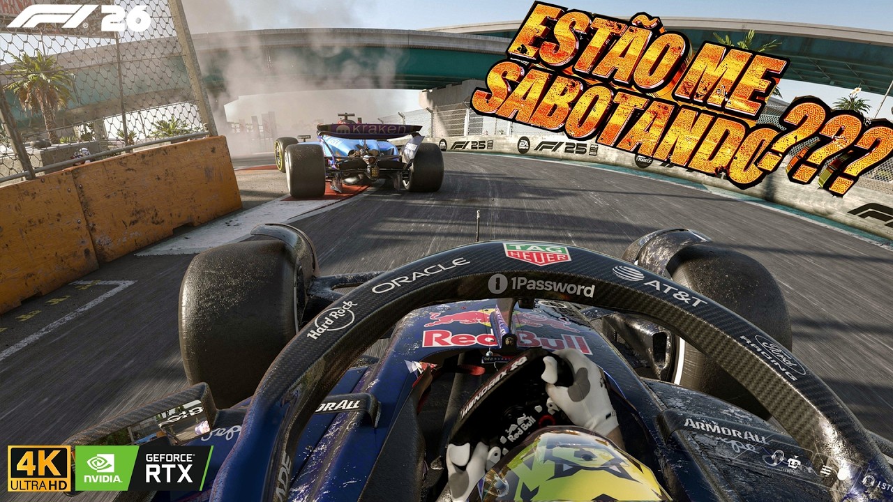 SABOTARAM MEU CARRO?! 💥| Modo Carreira (Ultra Realista) F1 26 MOD