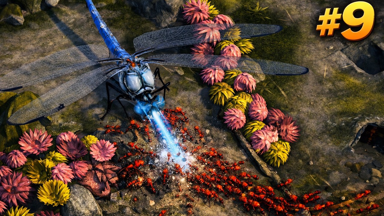#9 The Flood Is Coming | Fire Ants vs Great Blue Skimmer | Empires of the Undergrowth