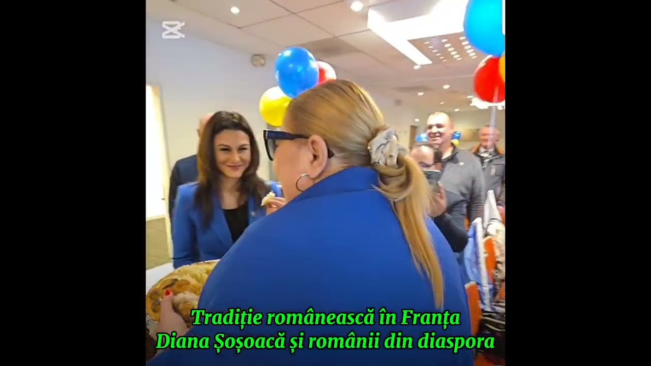 Diana Șoșoacă, primire tradițională pentru rom&acirc;nii din Franța: p&acirc;ine și sare 14 martie 2026