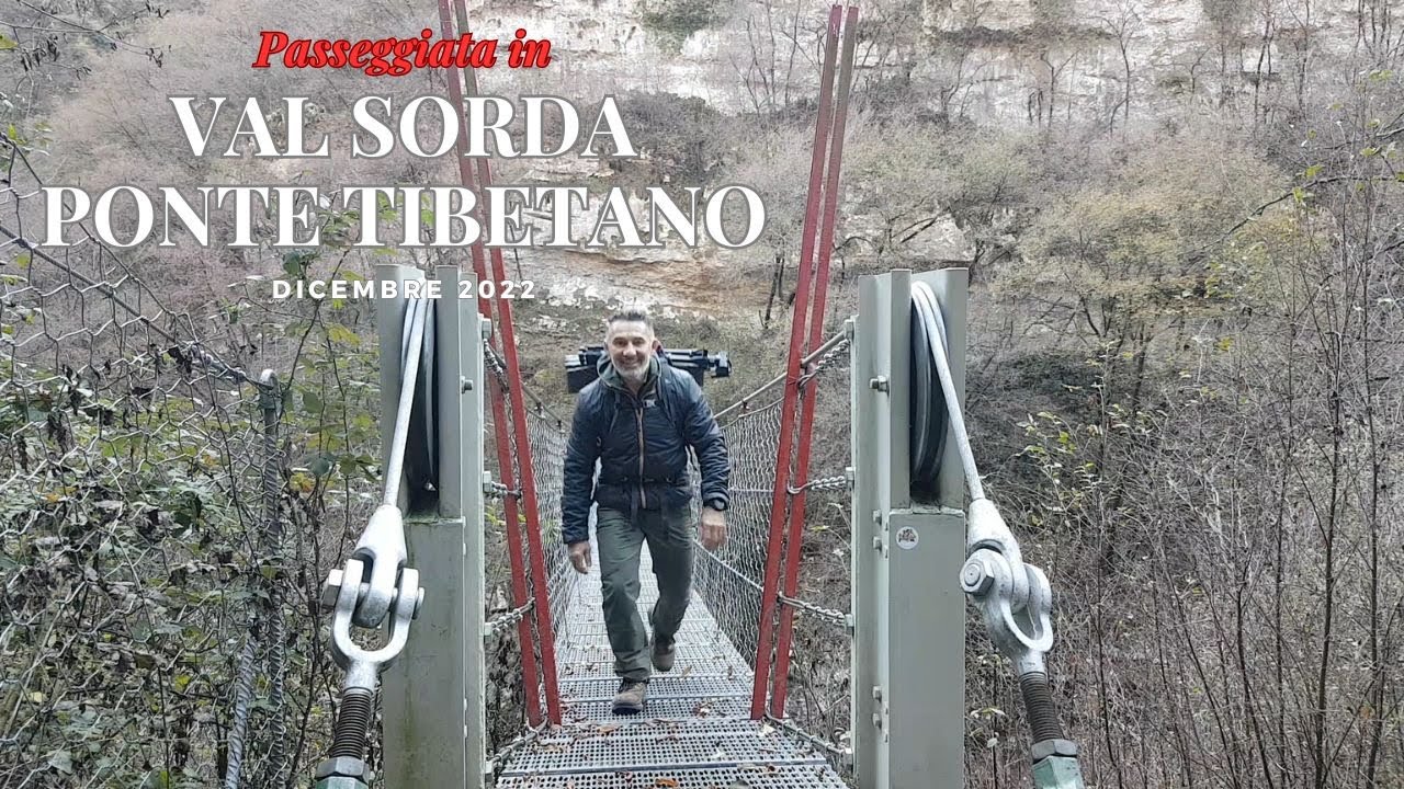 Camminare in Montagna - Ponte Tibetano della Val Sorda a Marano di Valpolicella