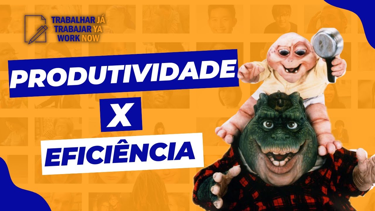 Produtividade x Efici&ecirc;ncia. Desde a &eacute;poca dos dinossauros &eacute; assim!
