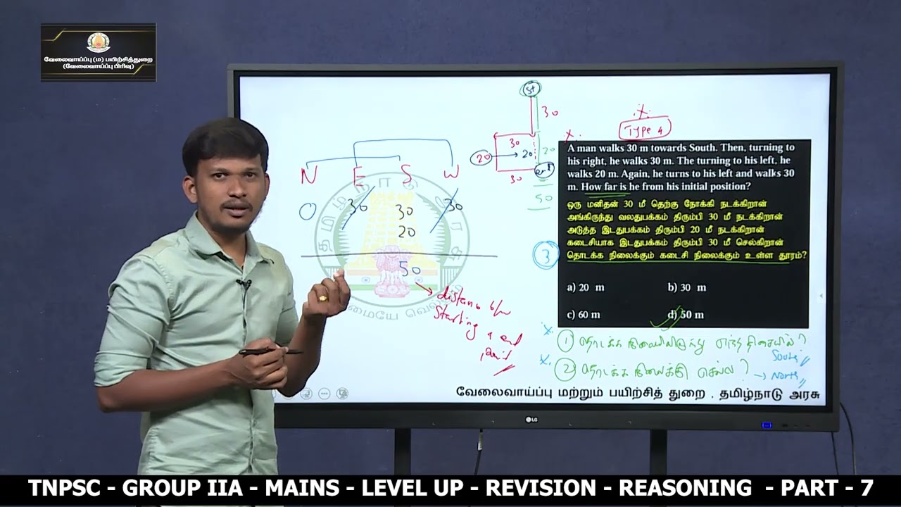 TNPSC - Group IIA - Mains - Level up Revision - Reasoning - Part - 7