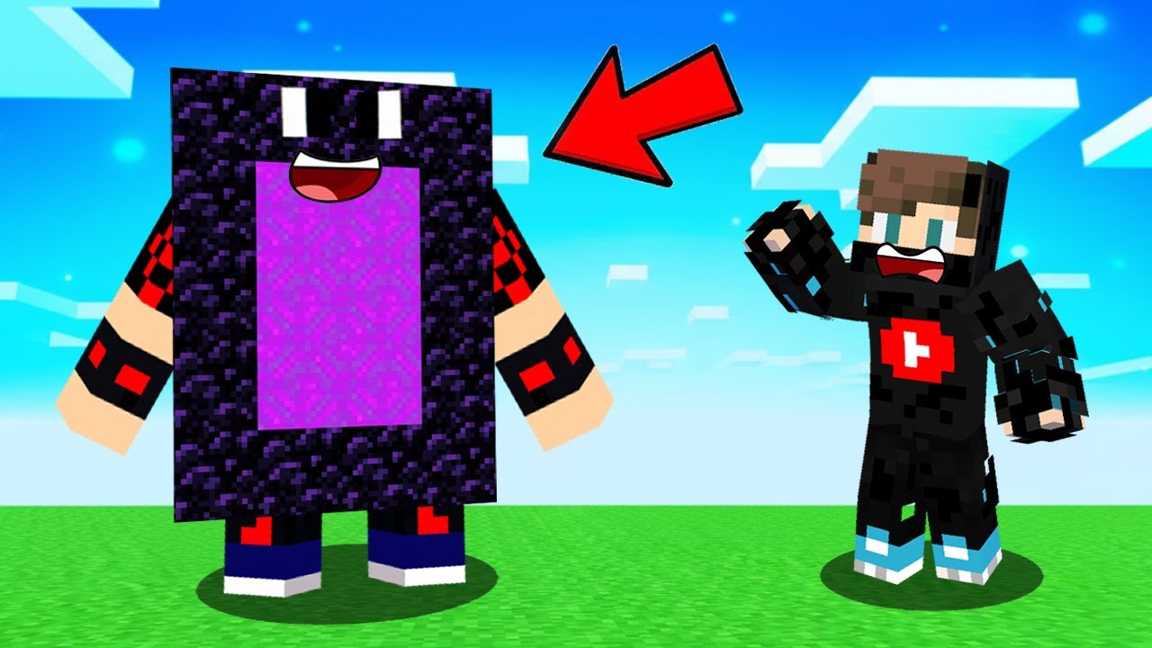 ماين كرافت : الهروب ضد الاختباء ولكن تحولت بوابة نذر !!؟ 🔥😱