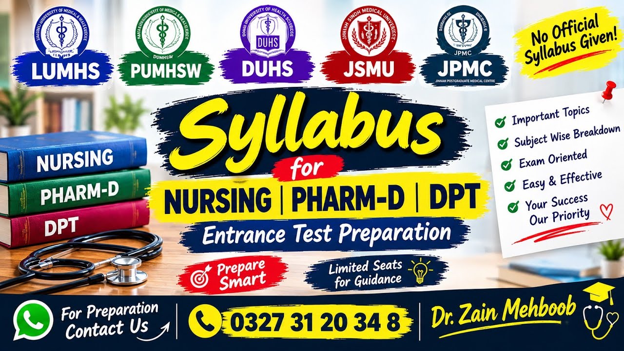 SYLLABUS || BSN nursing || All universities in sindh || 