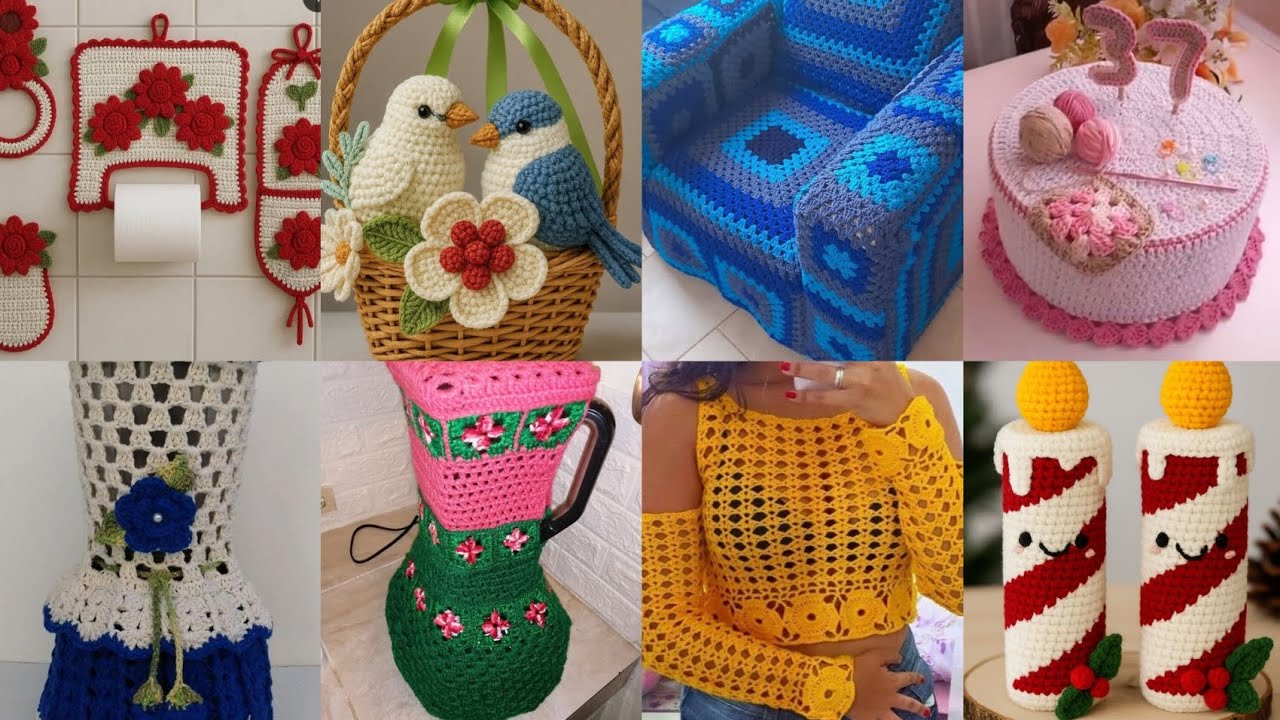 Most beautiful and attractive crochet handmade items and ideas new design 2025