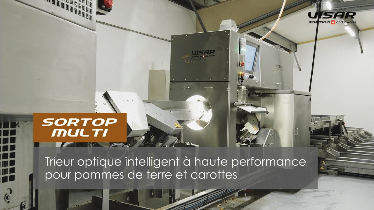 Visar Sorting S&agrave;rl : Sortop Multi - Trieur optique haute performance pommes de terre et carottes