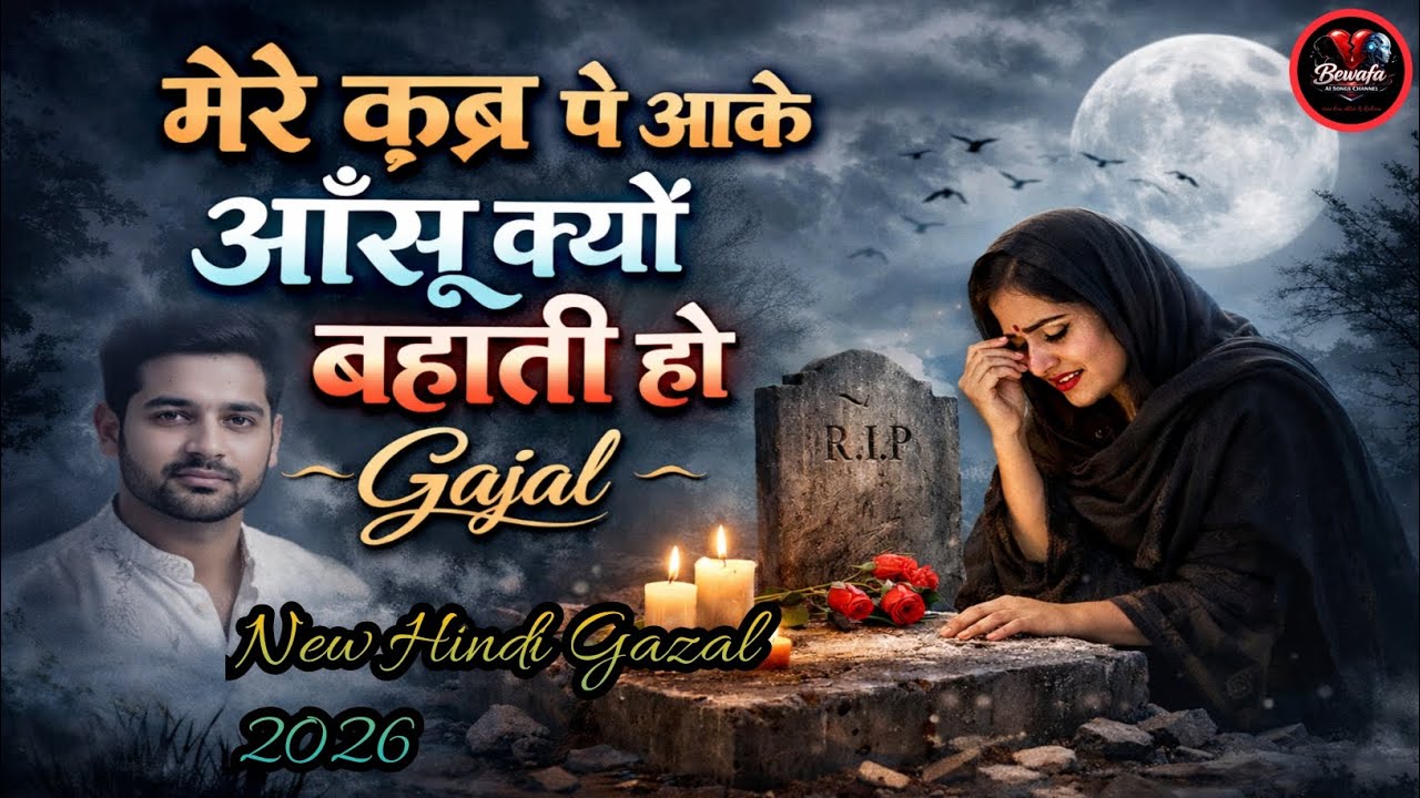 मेरे क़ब्र पे आके आँसू क्यों बहाती हो 💔 | Sad Ghazal | Heart Touching Shayari Song |#gazal | #song 