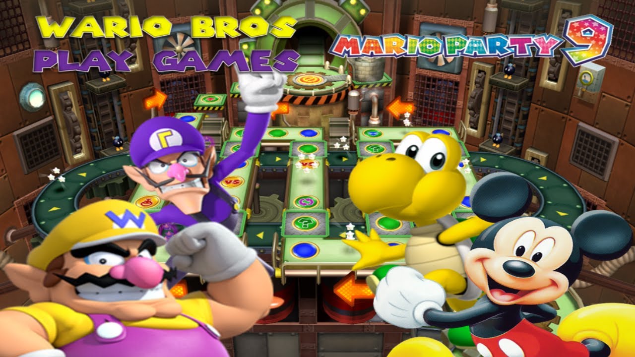 Wario Bros Play Games: Mario Party 9 (Wii) #3