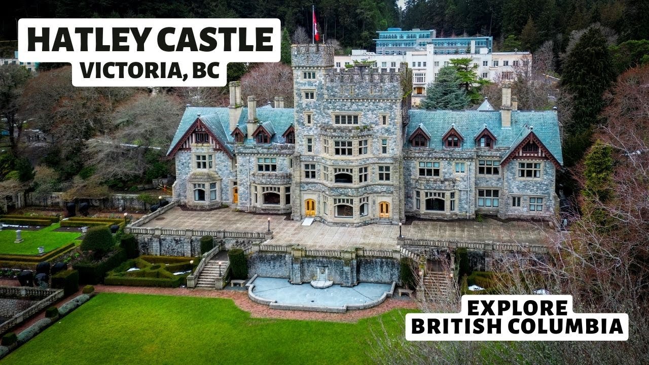4K Cinematic Drone Footage | Hatley Castle, Colwood, BC | Canada | Explore British Columbia