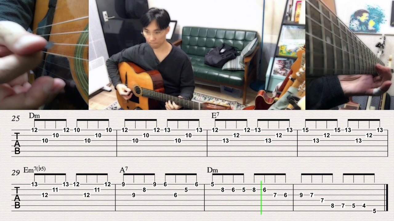 Bossa Dorado + Free Tabs | Gypsy Jazz Arpeggio Tutorial