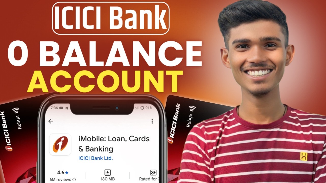 icici bank zero balance account opening online 2026 | icici bank online account kaise khole