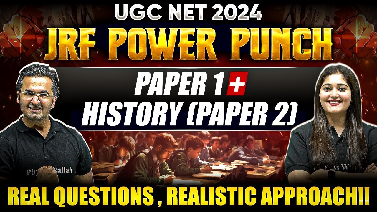 UGC NET 2024 - UGC NET Paper 1 & UGC NET History Practice Session with Nishant Sir & Subhangini Mam🔥