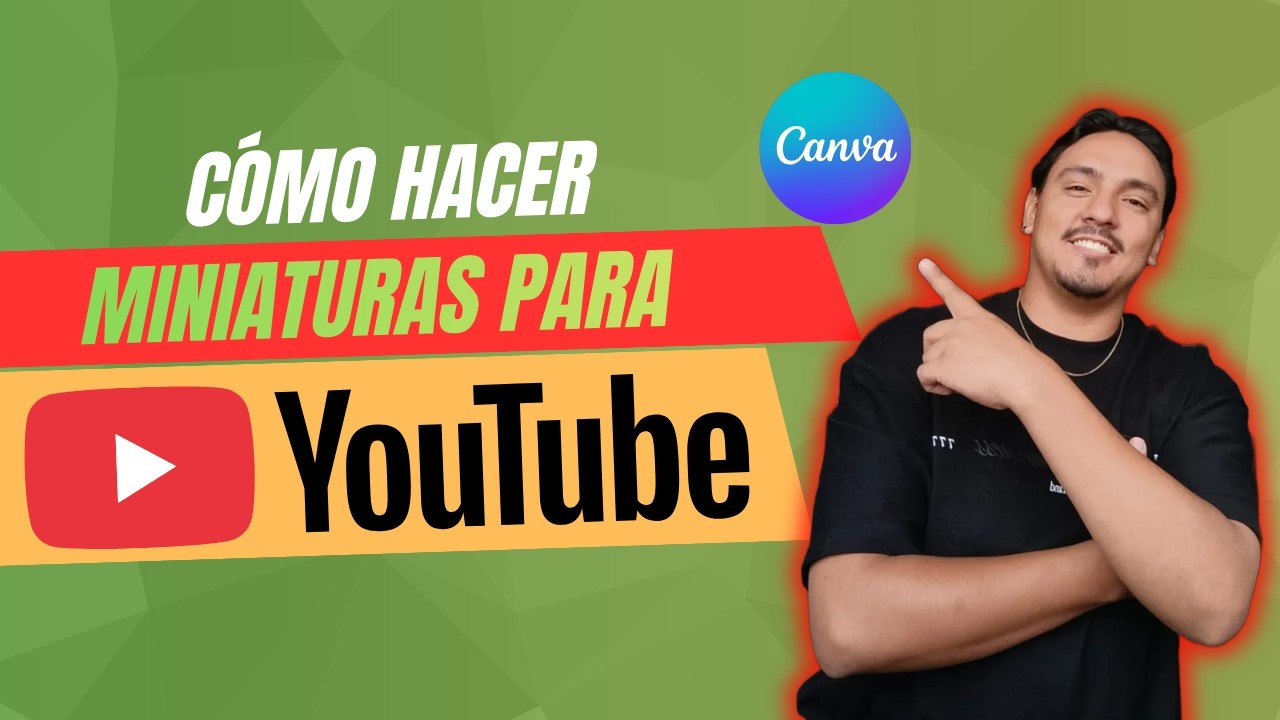 Haz Miniaturas IMPACTANTES en Canva GRATIS (Aumenta tus CLICS HOY) en YouTube este 2026