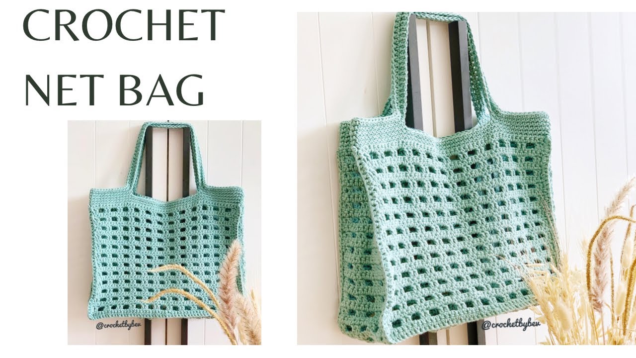 CROCHET NET BAG | CROCHET BY BEV