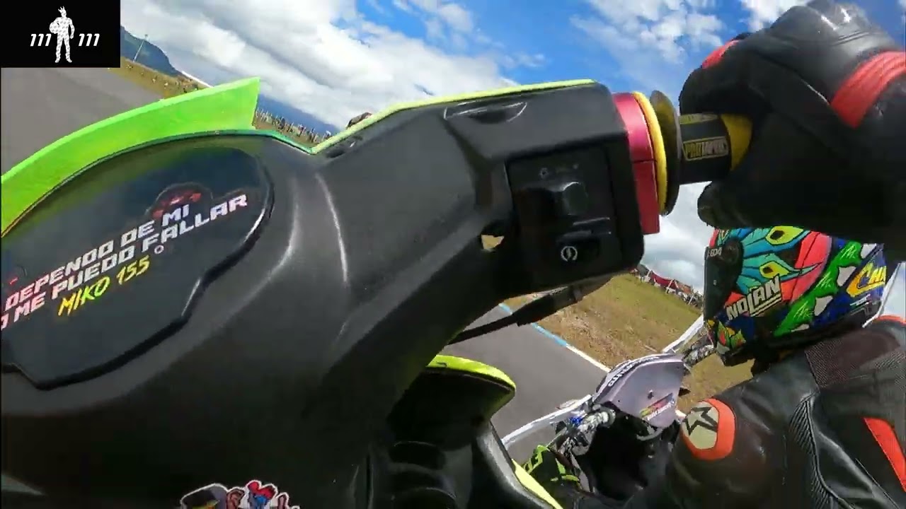 GOPRO 🏁Categor&iacute;a 220c.c. 4 TIEMPOS🔥A bordo de MIKO 155 Motovelocidad Colombia 2025