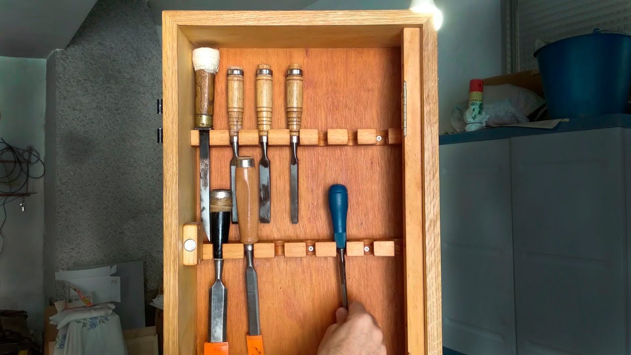 Compartimento para Formones. Chisel Storage.