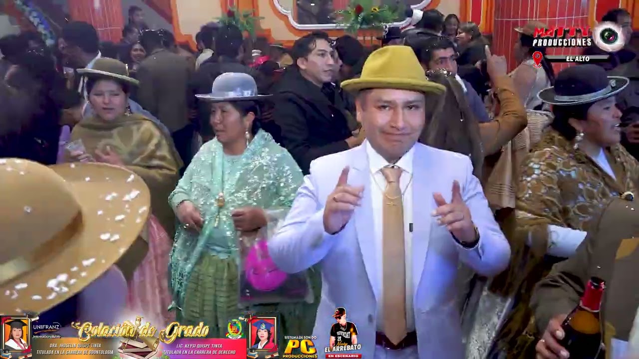 El Arrebato en escenario - Colacion de Grado - Dra. Jhoselin Quispe Tnta - Lic. Keysi Quispe Tinta