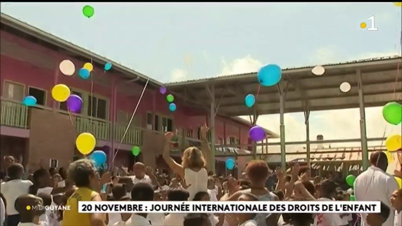 La journée internationale des droits de l'enfant à l'école Gaëtan Hermine de Cayenne