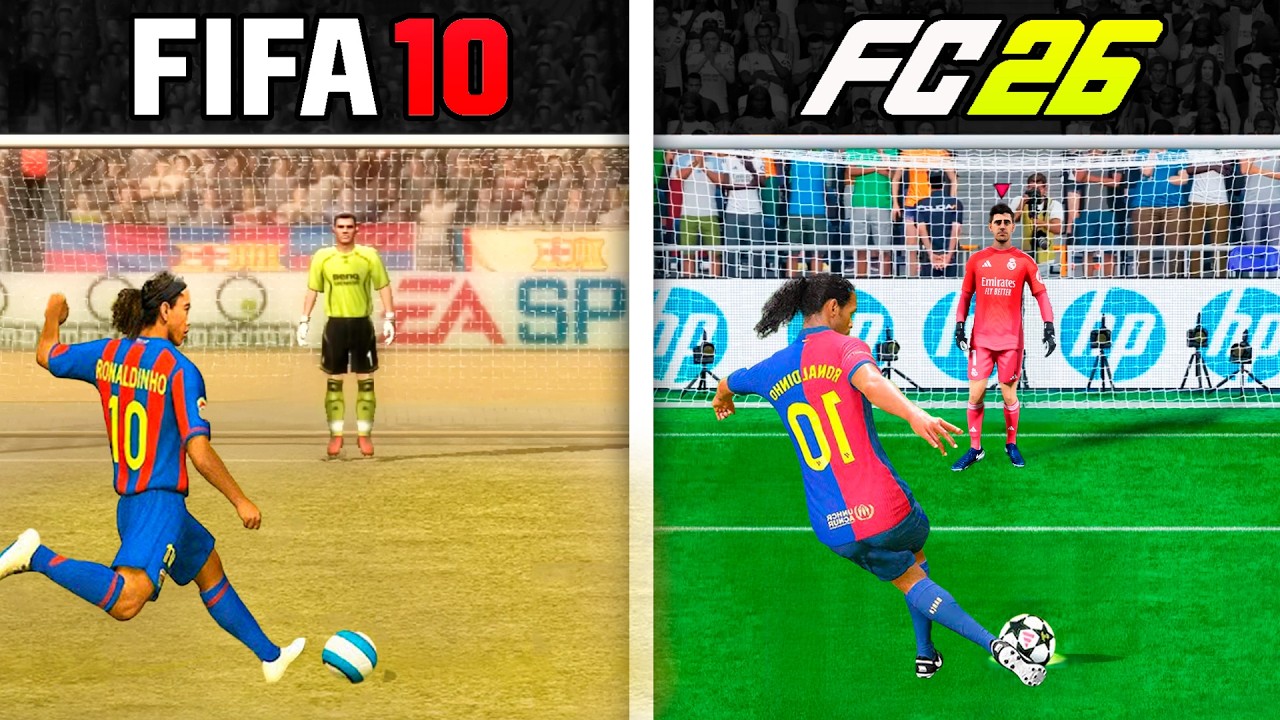 1 Penalti con Ronaldinho en Cada FIFA