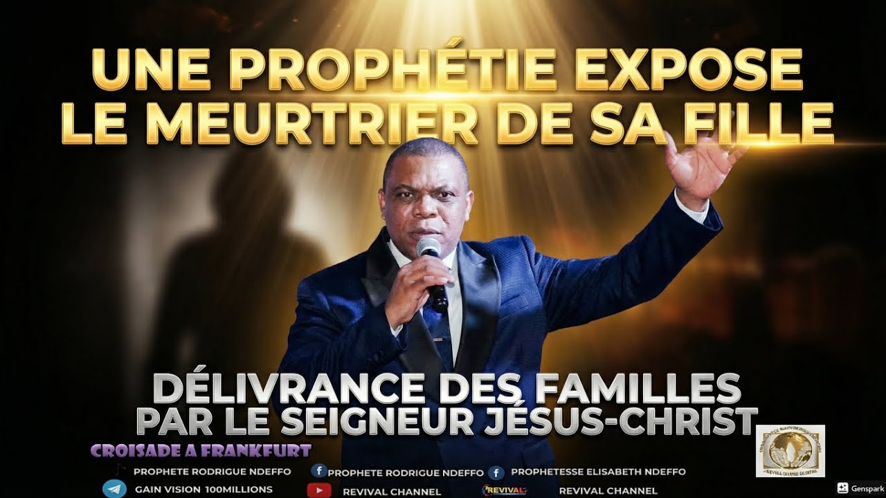 Une prophétie Expose le meurtrier de sa Fille : délivrance des familles par le seigneur Jésus Christ
