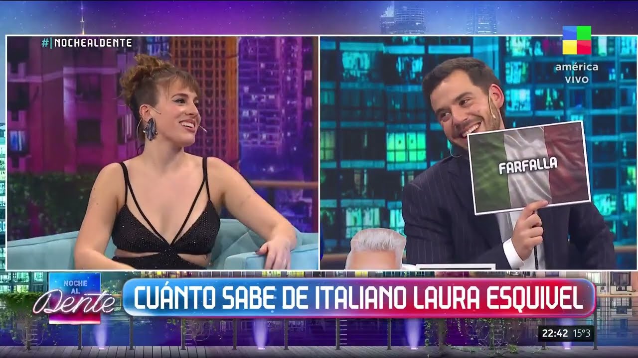 ¿CUÁNTO SABE de ITALIANO LAURA ESQUIVEL? La ACTRIZ DEMUESTRA su NIVEL EN VIVO