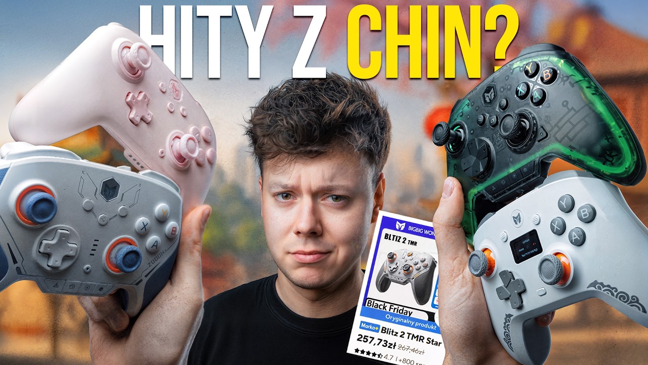 PAD Z EKRANEM ZA 129 ZŁ? 🏮 (konkurs) Przegląd Kontrolerów MOJHON