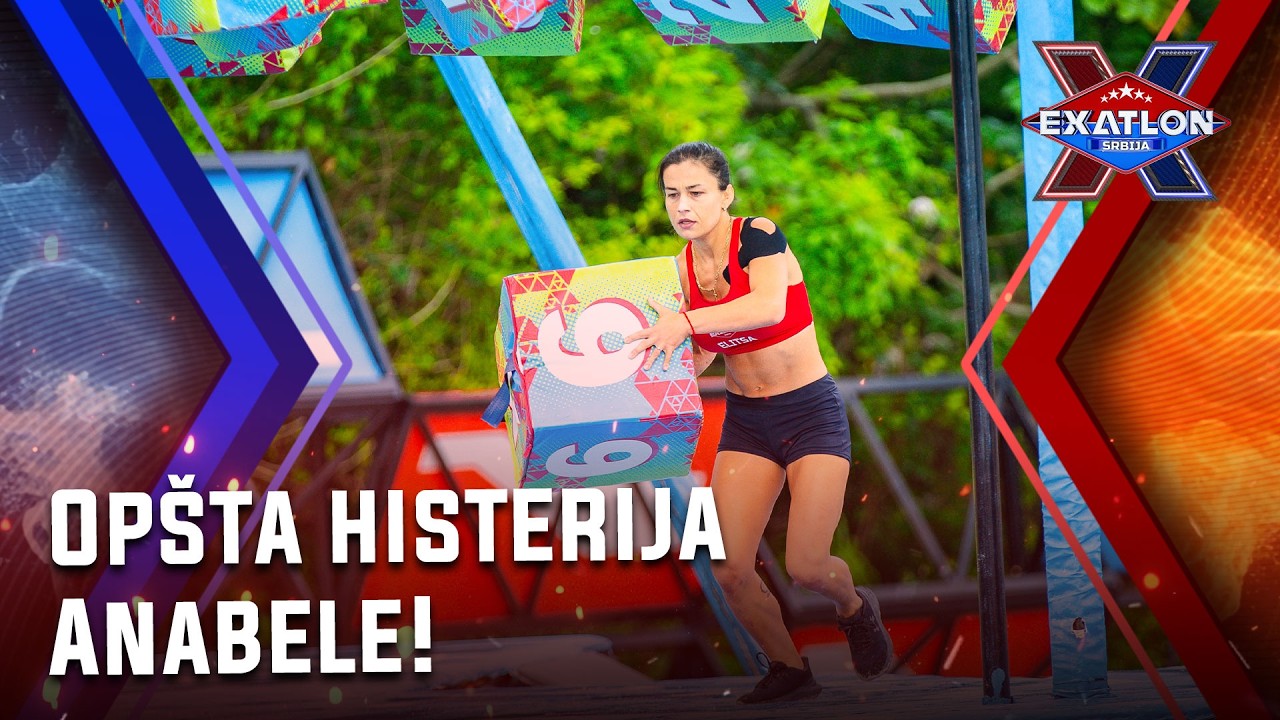 Exatlon Srbija: Epizoda 33 | Opšta histerija Anabele! Da li je sportski duh ili znak pucanja?