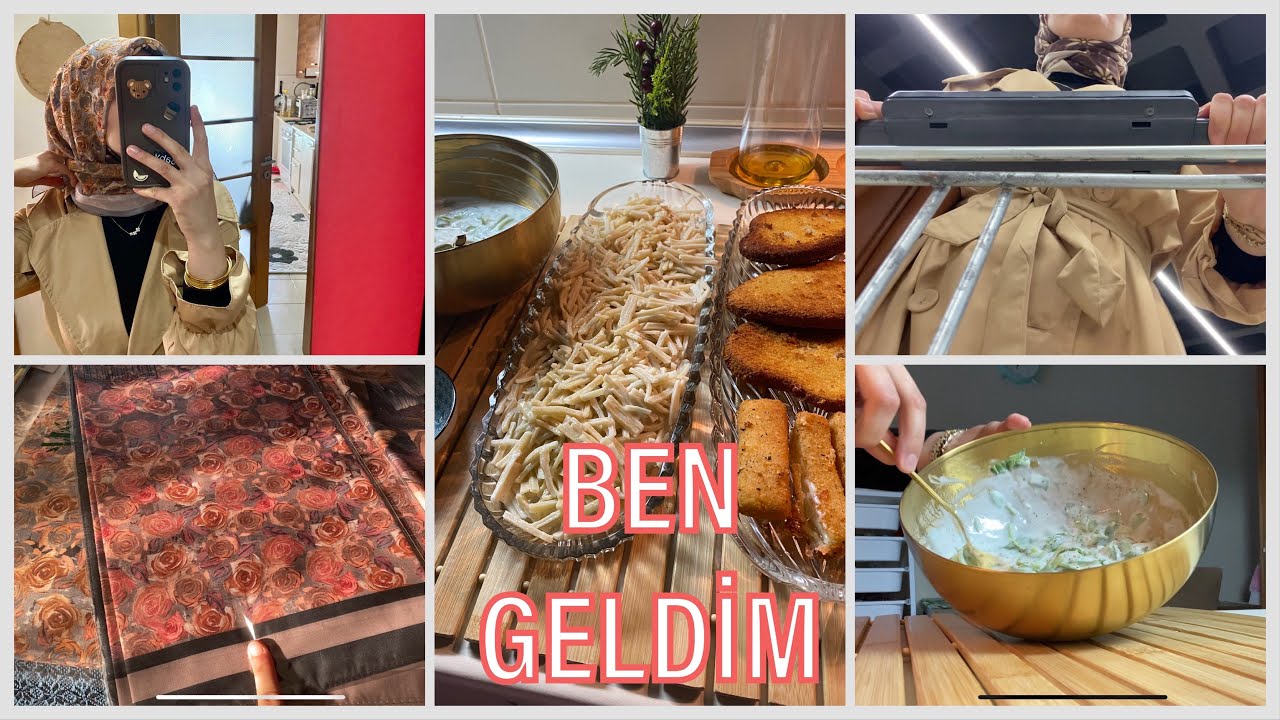 BEN GELDİM☺️OKULLA GÖRÜŞTÜM⁉️MARKET ALIŞVERİŞİ❌YENİ EŞARPLARIM👌İFTAR MENÜSÜ⁉️