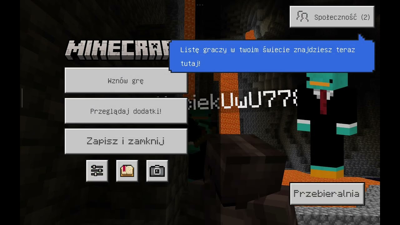 Dzisiaj z Minecrafta z kolegą wbijaj tik tok @poprostu_pitapaka    i na  @jumbo.kumko8             