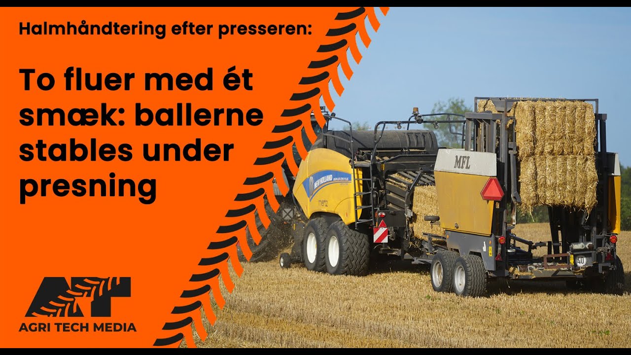 🇩🇰 To fluer med ét smæk: Ballerne stables under presning