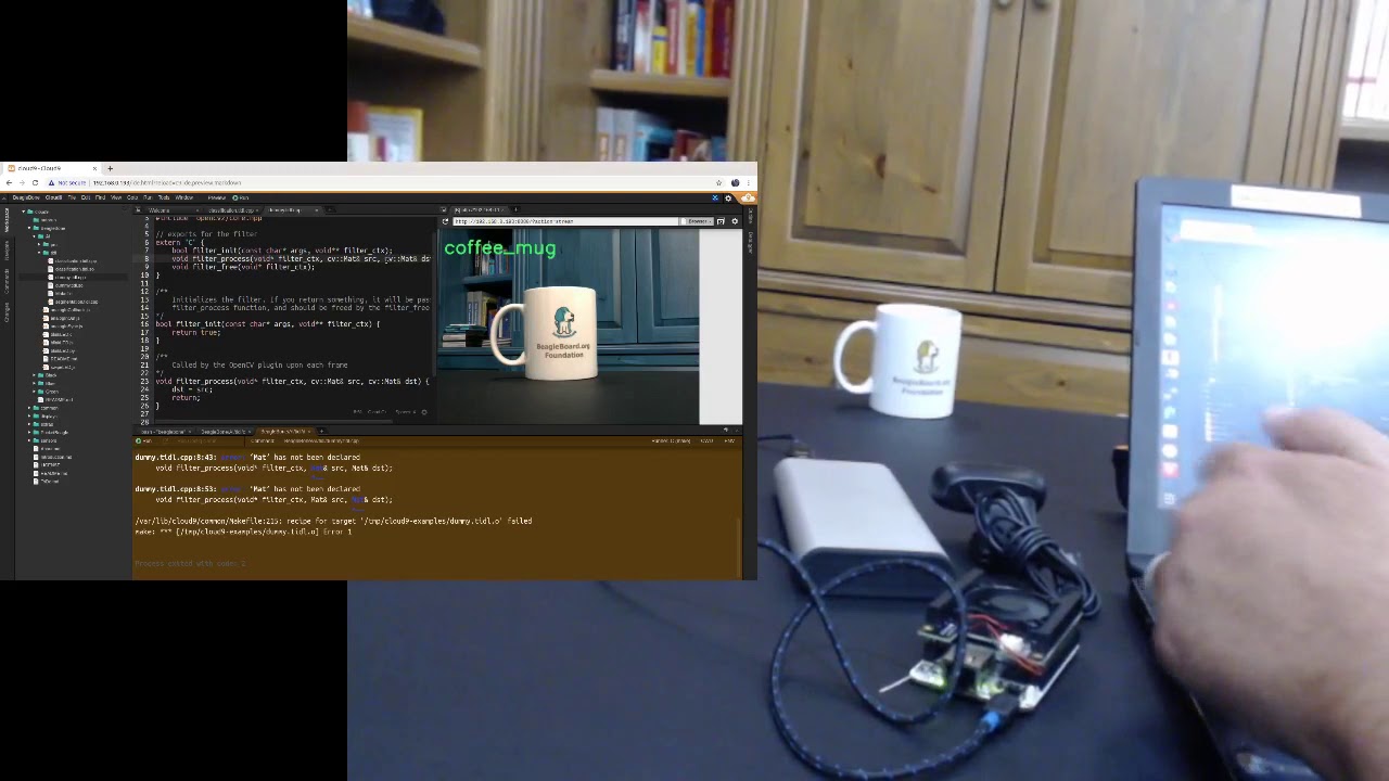 TI Deep Learning API examples on BeagleBone AI