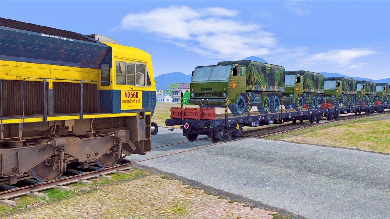 Indian Military Army Train Coupling WDG4D | Indian Railways Army Train | Train Simulator