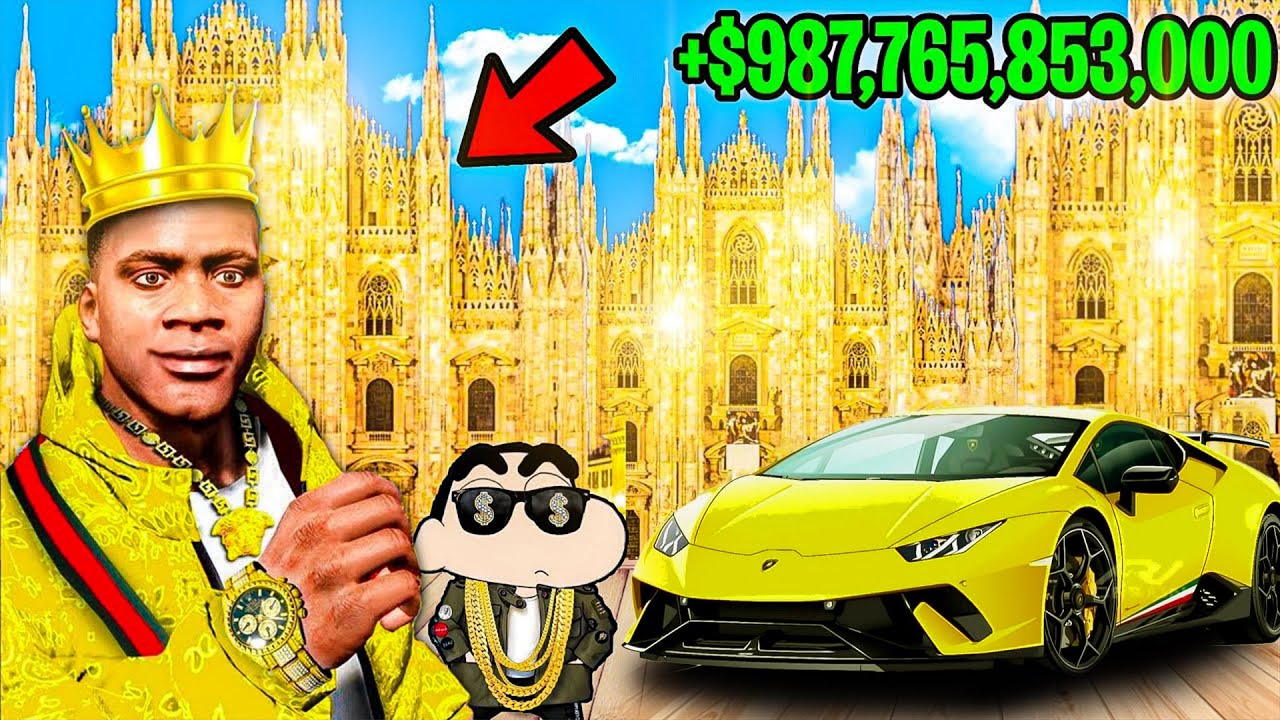 FRANKLIN TOUCH ANYTHING BECOME DIAMOND ll EVERYTHING IS FREE IN GTA 5
