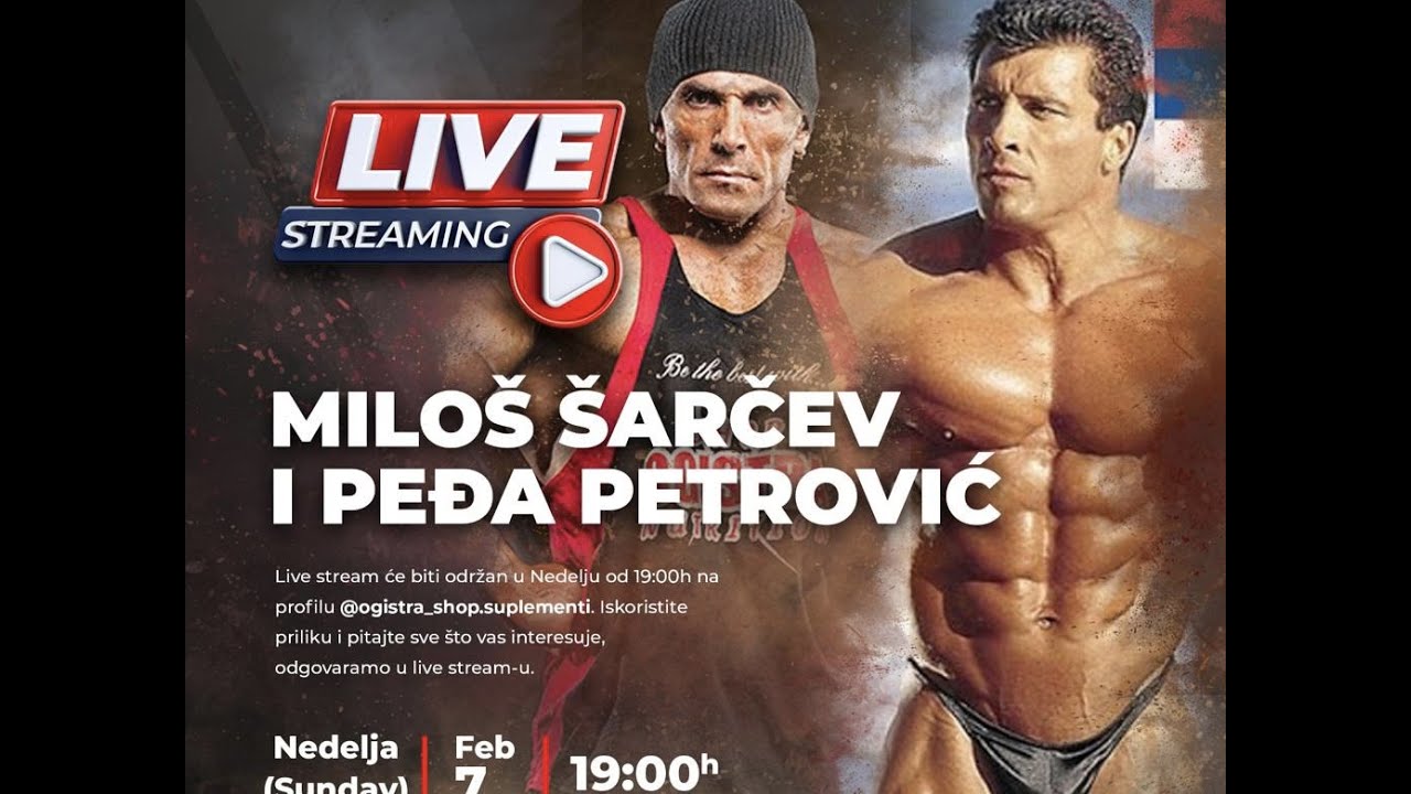 Miloš Šarčev intervju, INSTAGRAM LIVE, 07. Februar 2021, sa Pedjom Petrović