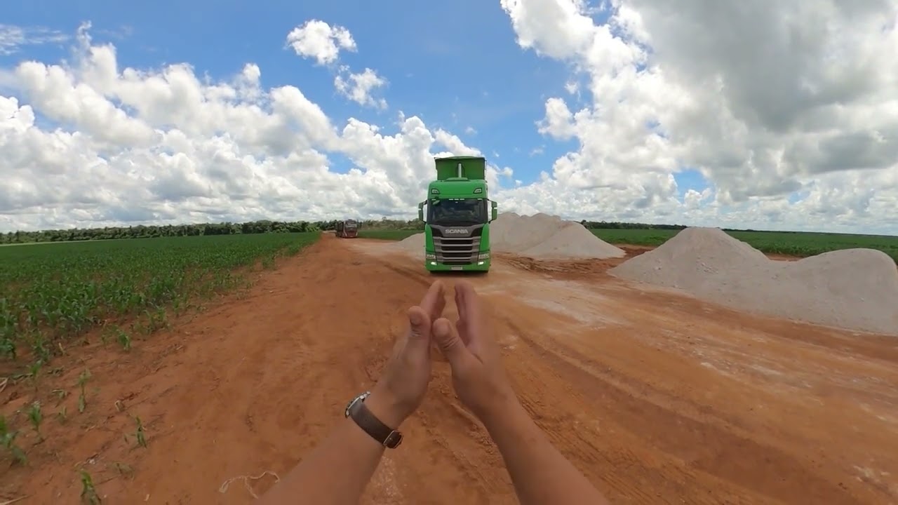 Descarga calcário Sinop MT