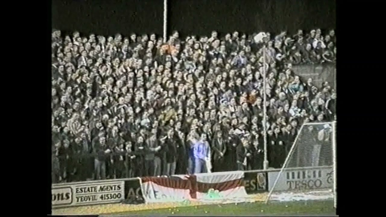2,000 locked out as Yeovil clash with Enfield in Isthmian League, 1996/97