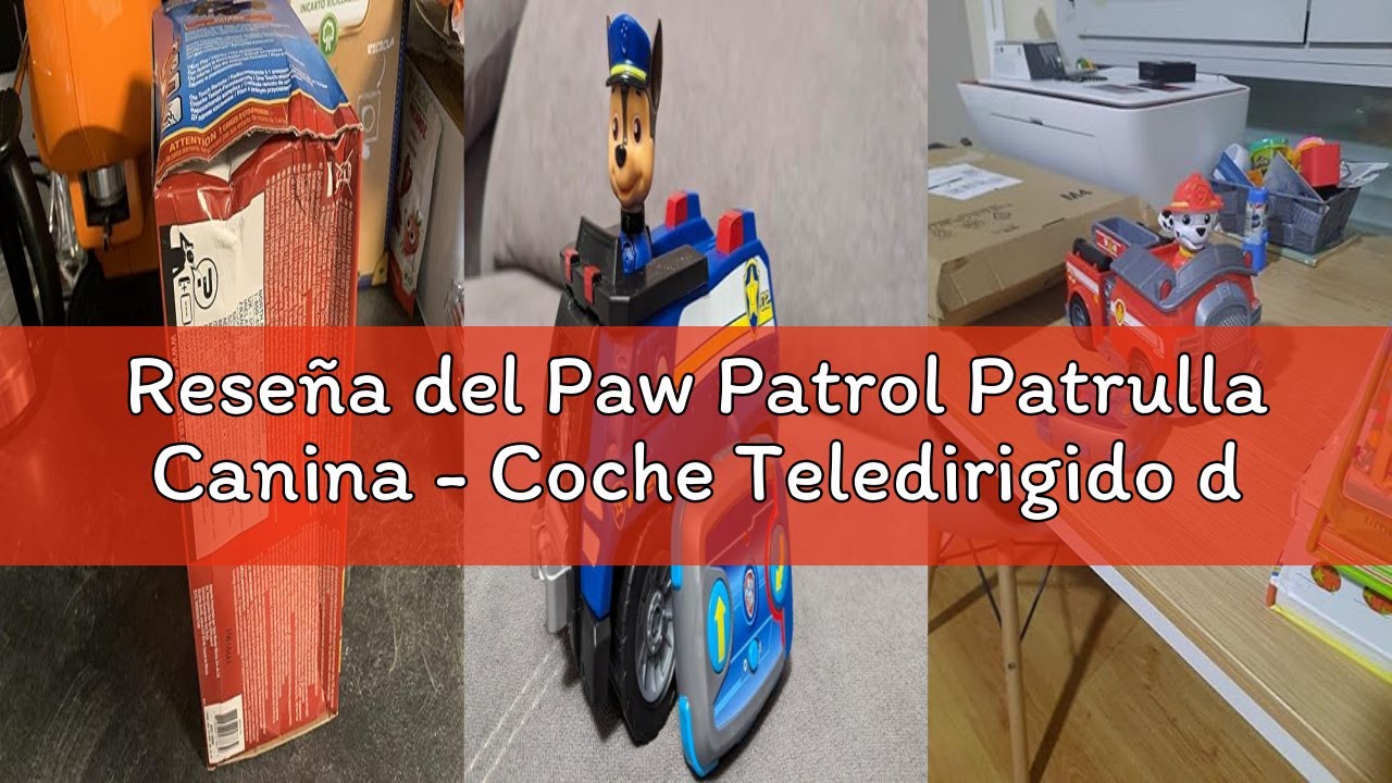 Rese&ntilde;a del Paw Patrol Patrulla Canina - Coche Teledirigido de Chase Coche RC de Chase con 2 Direccio